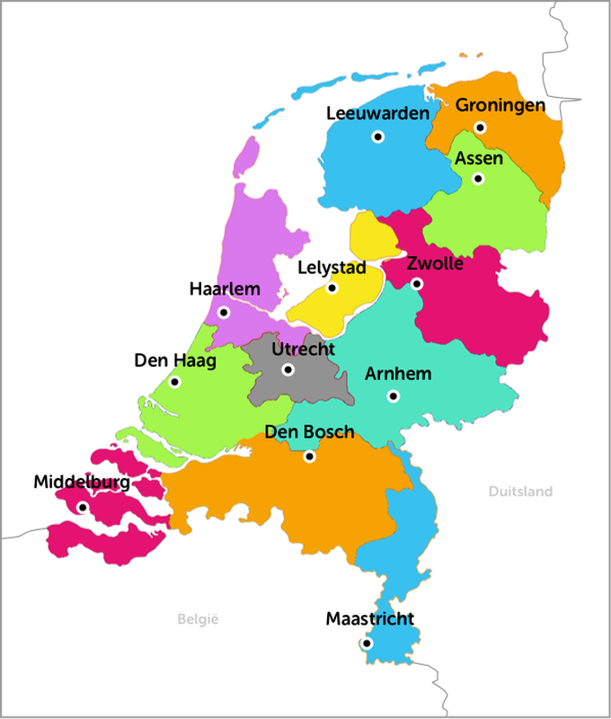 Slimleren - Hoofdsteden Van De Provincies - Basis